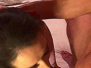 angel lima doing anal and taking cum in mouth 😍