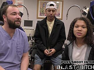 Michelle Anderson Fucked Twice While Brother Watches Handjob!