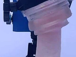 Rubjoy demonstrates fleshlights on a stunt cock with vibrating tongue