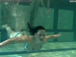 Ivetta, Katka, and Barbara dive into hot underwater lesbian fun! 🔥