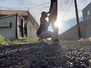 public pussy eating and car sex 😏