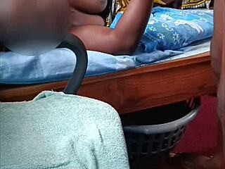 In this clip, a real african amateur couple enjoys a huge cumshot on sheer.