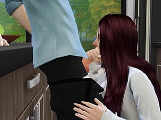 Kitchen Sex Turns Wild in 3D Hentai Scene!