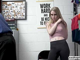 Shoplifter Emma satisfies LP's big cock needs