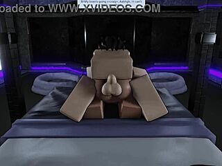 I fucked a submissive slut in my personal Roblox condo