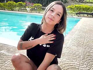 Masturbating In Pool For Boyfriend!