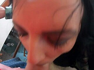 Slutty Tall Mature Orgasms After Sucking Cock in Ass Worship Glamour