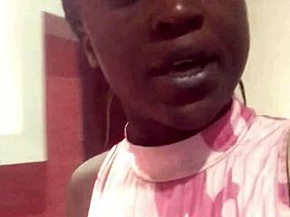 That crazy girl twerks on the landlord's bed while he's away.