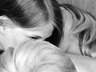 Hot Damn! Vintage Lesbians Dive into Hairy Pussy!