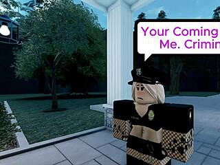 Police Officer Bends Criminal Over for Intense Doggystyle