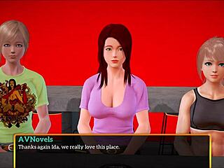 Redhead Amateur Plays Naughty Family Game with Big Tits in View