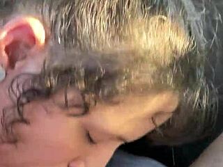 Pretty Hooker Sucks Cock Spits Out The Cum