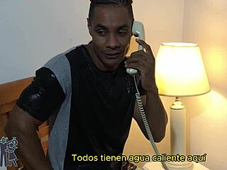 Brazilian Neighbor Exploits Shower Issue for Hardcore Interracial Fun