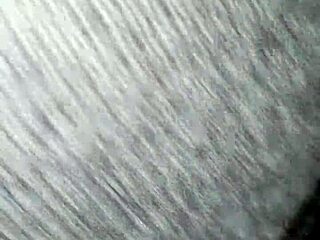 sloppy blowjob on the patio with big black cock?