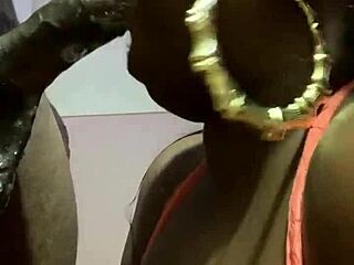 Wet Fat Ebony Milf Gives Sloppy Blowjob To Young Guy