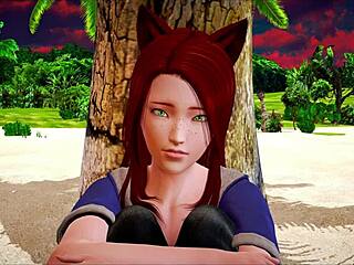 Redhead Amateur Plays Naughty Family Game with Big Tits in View