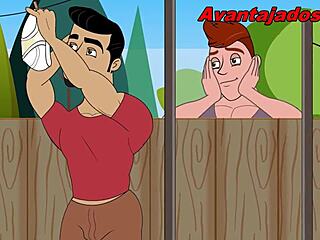 Brazilian Gay Anime Hentai Scene With Straight Neighbor Action