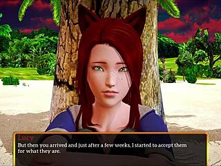 Redhead Amateur Plays Naughty Family Game with Big Tits in View