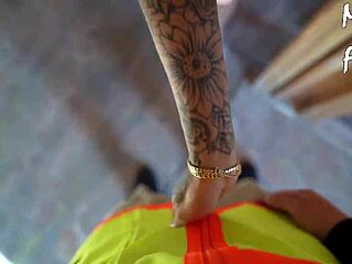 Wife Fucks Construction Worker While Husband Away