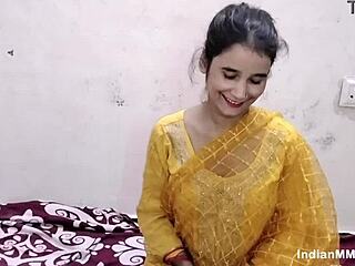 Bhabhi in yellow, ready for intense passionate action