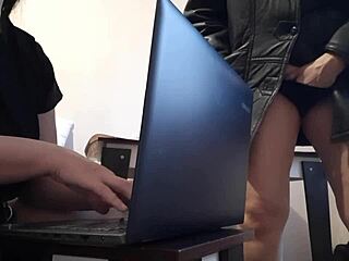 I Masturbate Riskily Near Colleague!