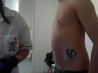 Latina babe Eddie Queens gets laser depilation with steamy finish.