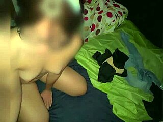 Mexican petite student with glasses shows ass in homemade video with friend