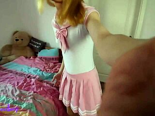 Dilated Eyes Ass Stretching with Toys