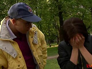 Nancy gets bent over and spanked after breakup.