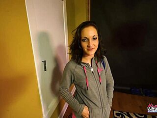 Skinny Coed Ryann's Footjob and Fingered Twat Feel Amazing.