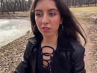 Cum on My Face in Public Park Walk! I Crave It Dripping!