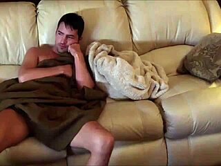 Milf Gives Handjob Under Covers Secretly