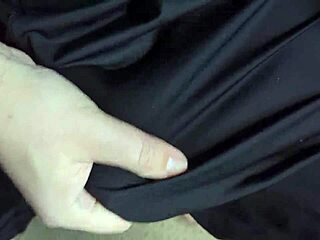 Soft Shorts Tease My Big Cock Without Underwear On