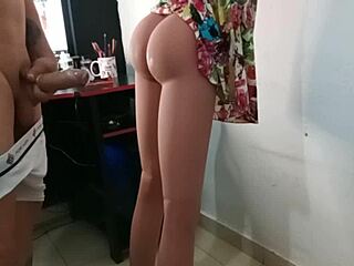 Wild Putinha on All Fours with Sex Toy Action!