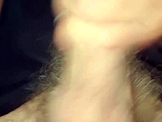 sexy guy strips for intense anal close-up