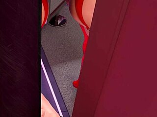 Milf strastna teta me zapeljuje v javni garderobi - 3D hentai animirana pornografija - Življenje v Santa County