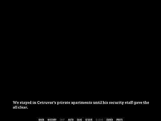 The narrator says, 'Welcome to tales from the unending void, episode 74.'