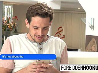 food delivery turns into wild step-siblings banging session