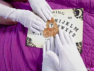 Milf loves deepthroat anal fucking with big ass on halloween