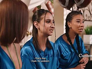 Girls gang scissor with Blake Blossom