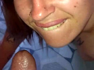 Girlfriend Gives Nasty Morning Blowjob And Swallows