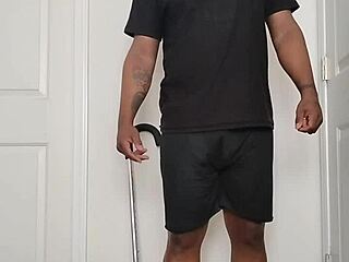 Good morning, spreading buttocks open