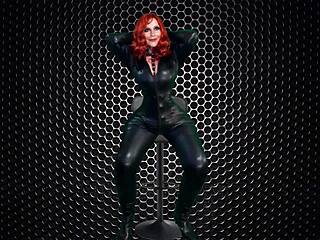 Finger Fucking Metal-Loving Granny Carmen Angel in Hardcore Amateur Action.