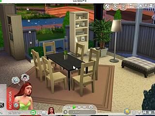 セクシー赤毛がSIMS4で浮気しちゃう😏