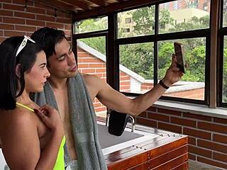 Cheating Latina Wife with Huge Ass Fucked Hard. Is This Spa Guy Too Much for Her?