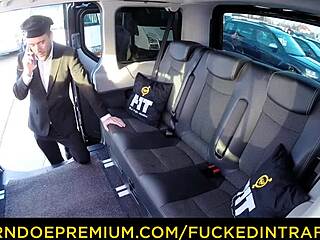 Hot! Russian Audrey Jane Gets Cum in Car Backseat