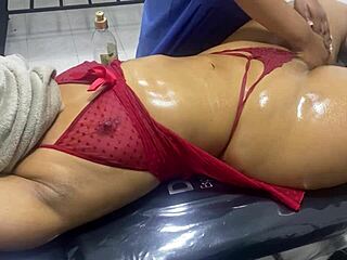 Curvy Latina Gets a Sensual Body Rub!