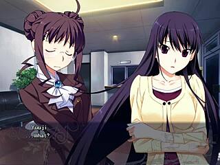 i enjoy the grisaia no kajitsu unrated route with sachi komine in episode 71 saying arigato goshujin-sama
