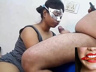My sexy indian girlfriend teases me hard