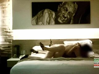 hidden camera catches cuckold wife unaware while husband watches